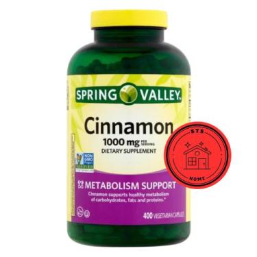 Imagem de Suplemento dietético Spring Valley Cinnamon 1000 mg 400 cápsulas - STS