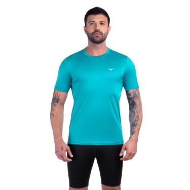 Imagem de Camiseta de Corrida Mizuno Run Spark 2 Masculina, Azul, GG