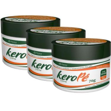 Imagem de Kit 3 Creme para Pés Kero Pé 70g
