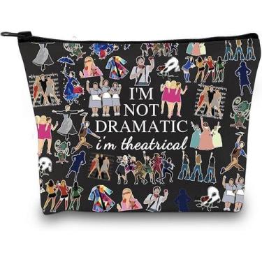Imagem de Bolsa de maquiagem GJTIM Musical Theatre I'm Not Dramatic I'm Theatric