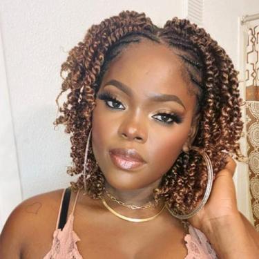 Imagem de Passion Twist Hair LOSMOEER, pré-torcido, 10 polegadas, pacotes com 8