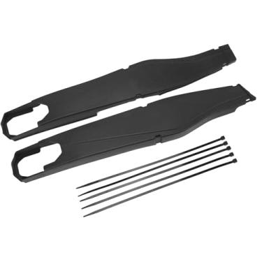 Imagem de Zhjvihx Protetor de Braço Oscilante, Protetor de Cobertura de Braço Oscilante, Amortecimento, 1 par, Esquerda Direita, Prova de Poeira, Estética, Absorção de Impacto, Proteção contra Colisão (Black