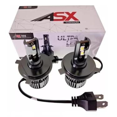Imagem de Par De Lampada Ultra Led Asx H4-70w 10000 Lúmens 6000k