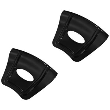 Imagem de QKYS Protetor de aro para rodas de carro, estrutura dupla convexa antiderrapante capa anti-rasgo, ferramentas universais de remoção de troca de pneu para carros, motocicletas, quadriciclos (preto)