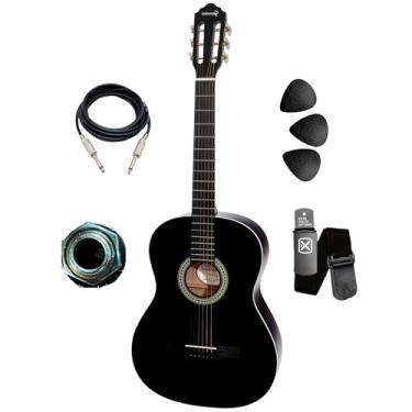 Imagem de Violão Canhoto Eletroacústico Giannini Start S-14 (BK)