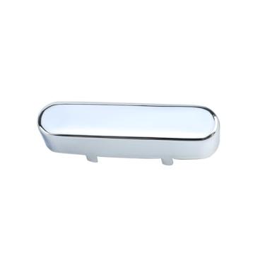 Imagem de OVSAL Capas de captador de guitarra de latão, capas de captador fechadas, bobina única, captador de guitarra elétrica para guitarra elétrica TL Tele Telecaster (cromada)