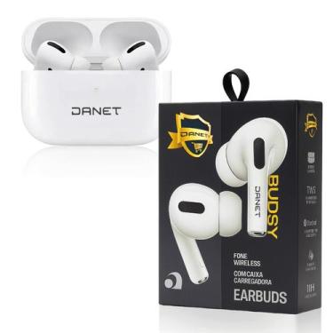 Imagem de Fone Ouvido Sem Fio EarBuds Wireless Bluetooth TWS 5.3 Budsy - Danet