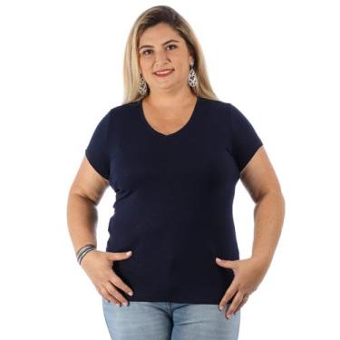 Imagem de Blusa Plus Size Feminina Visco Flame Decote V. Lisa Marinho - ANISTIA,