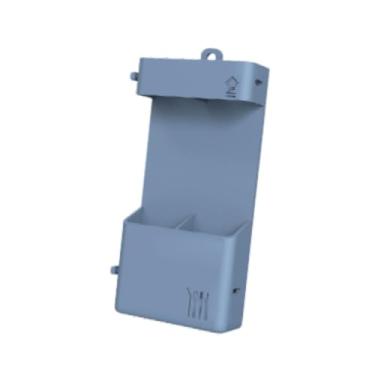 Imagem de IEUDNS Suporte de parede para pauzinhos de silicone com escorredor, suporte para utensílios de cozinha, para talheres, pincel de maquiagem, escova de dentes, Azul