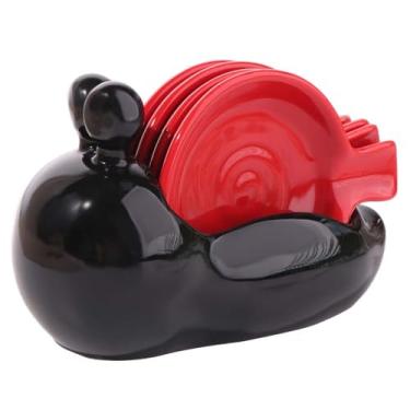 Imagem de Vctitil Tigelas de cerâmica, conjunto de tigelas pequenas, tigelas de molho, mini tigela para acompanhamento, ketchup, soja, churrasco, sushi, condimentos para servir (preto)