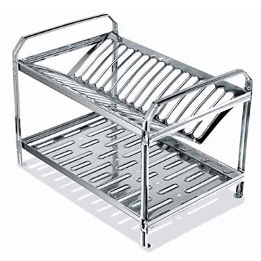 Imagem de Escorredor de Pratos Luxo Inox 16 pratos Dinox