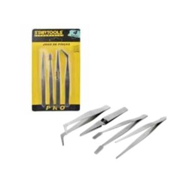 Imagem de Kit de Pincas com 4 Pcs - Startools Ferramentas