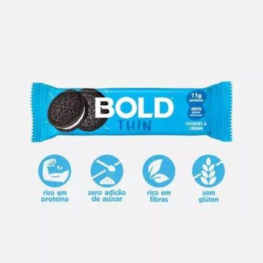Imagem de BOLD BAR THIN 40g (UNIDADE) - BOLD - BOLDSNACKS, BOMBOM DE COCO