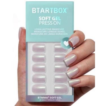 Imagem de Short Press On Nails Bartbox Pearlescent Glitter para mulheres - BTArt
