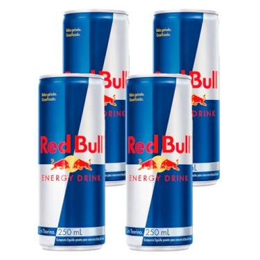 Imagem de Genérico, Energético Red Bull Energy Drink Tradicional 250ml 4un