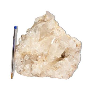 Imagem de Drusa de Cristal Quartzo Natural - Aglomerado de Pontas Naturais - 4,0
