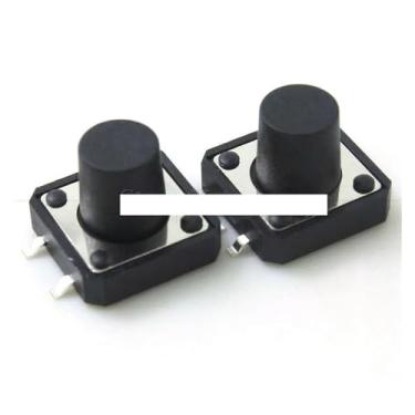 Imagem de 20 peças 12 x 12 mm x 9 mm 12 x 12 x 9H painel PCB momentâneo tátil interruptor de botão SMT WWECCQIJ