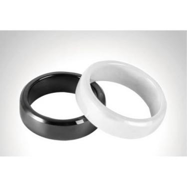 Imagem de Anel inteligente cibernético universal compatível com o modelo 3 Y 2024-2025 chaveiro de cartão de carro (branco)