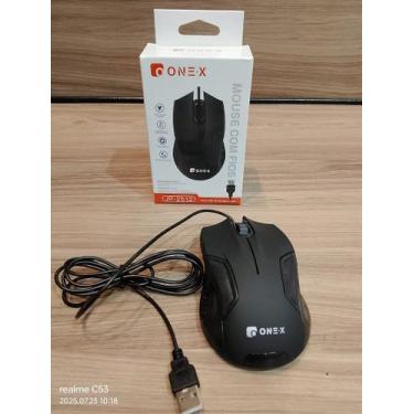 Imagem de Mouse Óptico com Fio USB 2.0 ONEX JP-2512 - Conforto e Precisão