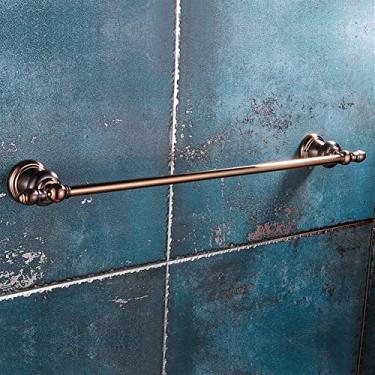 Imagem de Toalheiros, conjunto de ferragens de banheiro conjunto de toalheiro rosa bronze marrom, barra de toalha, suporte de papel higiênico, toalha, kit de acessórios de banheiro montado na parede/alavanca de