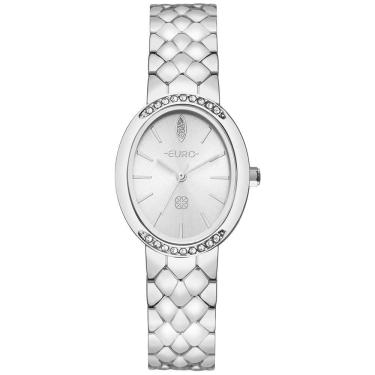 Imagem de Relógio Euro Feminino Ref: Eu2035zae/4x Bracelete Oval Prateado