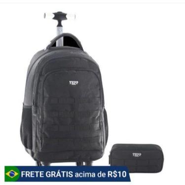 Imagem de Kit Mochila 20 Com4 Rodas 360 Escolar Juvenil Masculina Escola Faculda