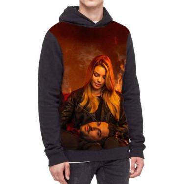 Imagem de Moletom Com Capuz Serie Lucifer Chloe  Ref:631 - smoke, Preto, GG