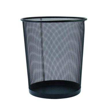 Imagem de Lixeira de Metal 16L Aramado Preto - Tudo em Caixa