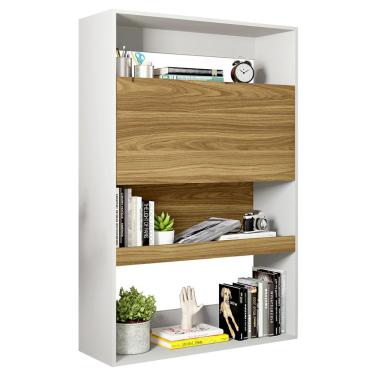 Imagem de Estante Multiuso Livreiro 1 Porta Branco Mood Caemmun