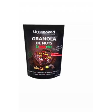 Imagem de Granola de Castanhas com pedaços de Brawnie Sem Glúten Vegano Uncooked 250g