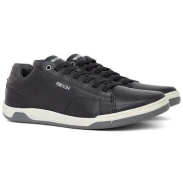 Imagem de Sapatênis Masculino Ferracini 24h Couro Lexus Elástico Conforto Resistente 7053-267-Masculino