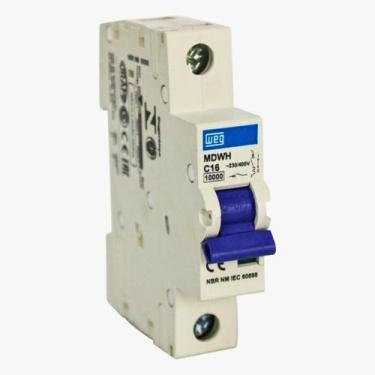 Imagem de Minidisjuntor mono -c-16a mdwh weg