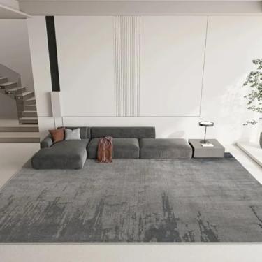 Imagem de Tapete verde de cor sólida, luxuoso, para sala de estar, sofá, mesa de centro, tapete, almofada simples para quarto, tapete para casa (140 x 200 cm/SJR-4)