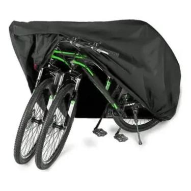Imagem de Capa Forrada Impermeável Cobrir Bicicleta Cobrir 2 Bicicleta