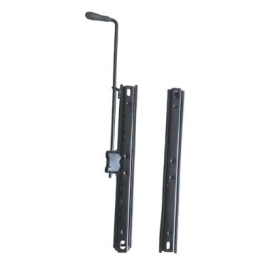 Imagem de Mqetly Kit de montagem de trilho de montagem de assento deslizante de assento, substituição de trilhos deslizantes