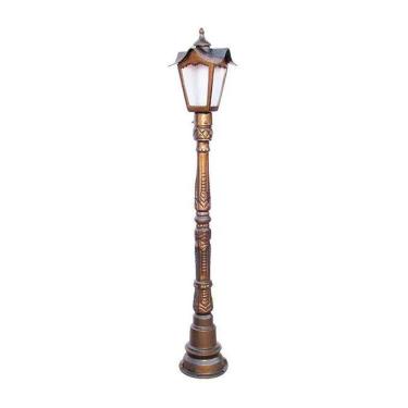 Imagem de Poste Chinês Para Jardim De Alumínio 01 Luminária 1,27M