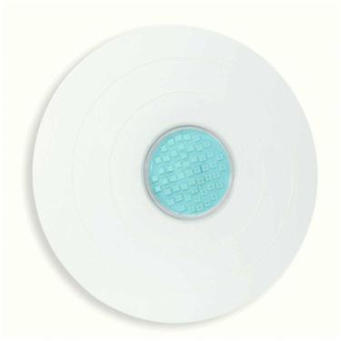 Imagem de Refletor Power Led 9W Abs Iluminação Para Piscina Mono Cor Azul Frente Grande 27Cm