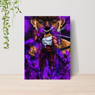 Imagem de Genérico, Quadro Black Clov Anime A4 | Placa MDF 07