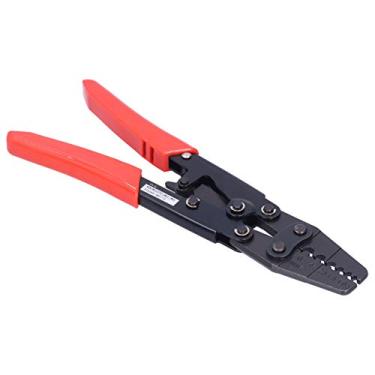 Imagem de Alicate de catraca ferramenta terminal crimpador stripper ergonômico profissional crimpador de catraca para fiação elétrica automotiva industrial aço de alto carbono pvc hs6l