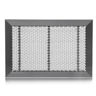 Imagem de lyrlody Placa de Mesa de Corte, Placa de Trabalho de Colmeia Processada CNC 300x200x22mm para Materiais Acrílicos de Madeira, Com Material de Ferro à Prova de Alta Planicidade