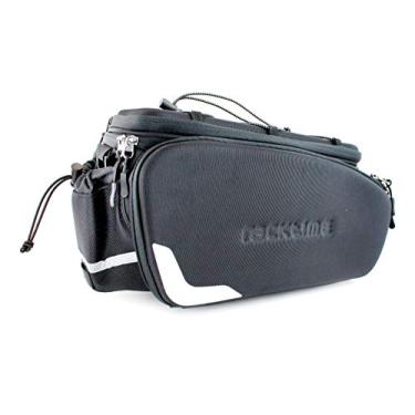 Imagem de Racktime Unissex – Bolsa de bicicleta Odin para adultos, preta, 13 L + 10 L