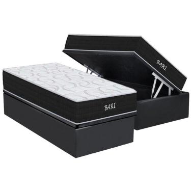 Imagem de Conjunto Box Baú King: Colchão Espuma Orthoflex D45 Bari + Base Crc Courano Gray(193x203)