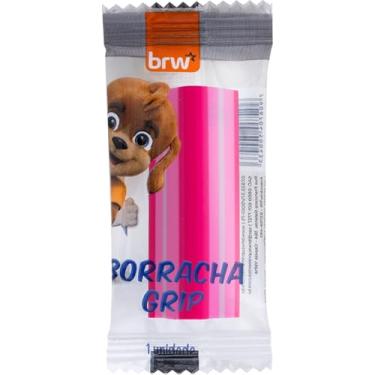 Imagem de Grip Ergonômico, BRW, Adaptador e Borracha para Lápis, Sortido, Pote com 24