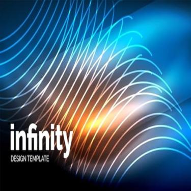 Imagem de Quadro Decorativo Abstract Wave Neon Preto e Prateado para Sala e Quarto 30x30cm