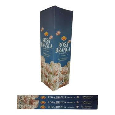 Imagem de Incenso Indiano Sac Rosa Branca - Paz e Serenidade Cx.25un.8v.