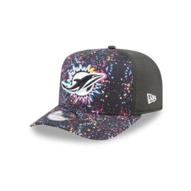 Imagem de BONE NEW ERA 9FIFTY A-FRAME MIAMI DOLPHINS NFL PRETO-Masculino