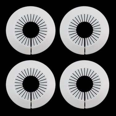 Imagem de Bitray 6 peças placas de cobertura de encanamento placa de proteção de plástico placa de cobertura de combustão - branco