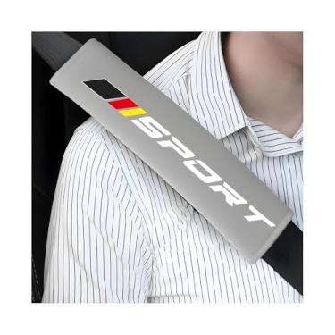 Imagem de Mandark Almofada de cinto de segurança de carro, capa de alça de ombro para cinto de segurança de veículo para condução mais confortável, acessórios de almofada de proteção de cinto de segurança