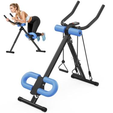 Imagem de Máquina de abdômen, máquina de treino abdominal para estômago, equipamento de treino abdominal para academia doméstica, treinador de abdômen, equipamento de exercício 4 em 1 para uso doméstico