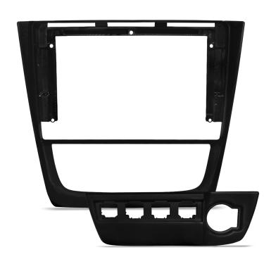 Imagem de Moldura do Painel 9 Polegadas Gol Saveiro Voyage G6 2012 a 2016 Preto